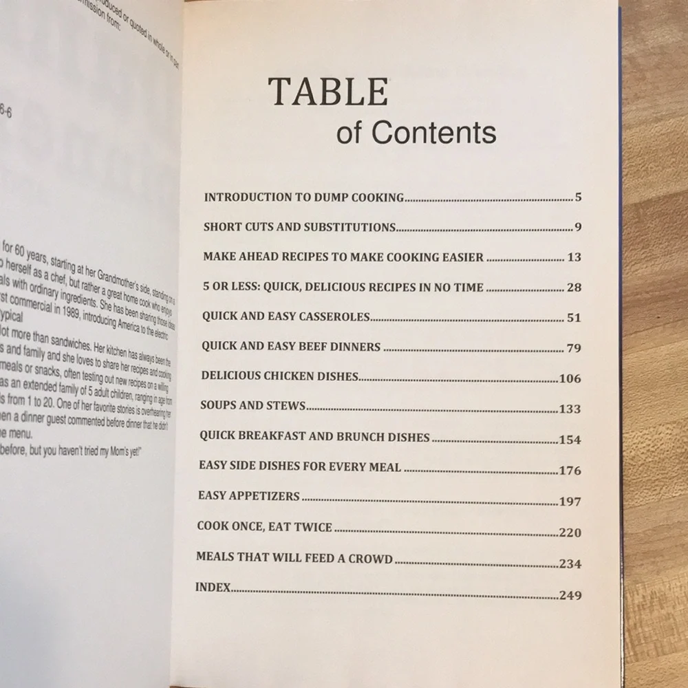 Quick & Easy Dump Dinners cookbook✨Cathy Mitchell tasty throw together meals